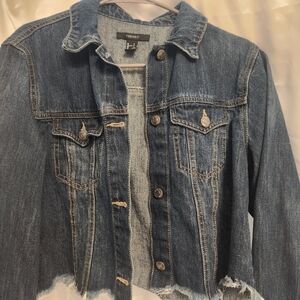 Forever 21 Blue Denim Jacket Size Small